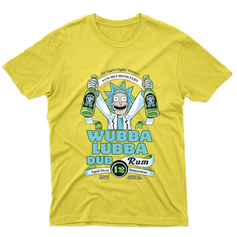 Wubba Lubba dub rum Férfi póló