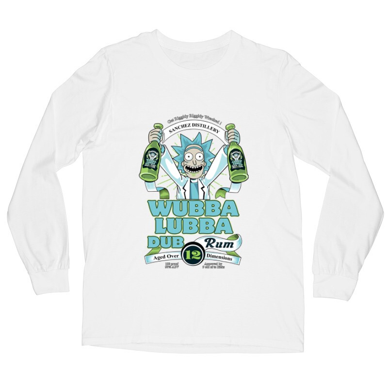 Wubba Lubba dub rum Hosszú ujjú póló