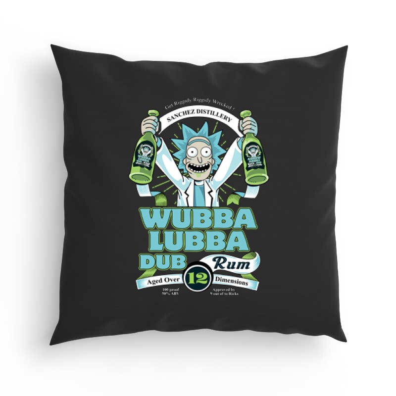 Wubba Lubba dub rum Párna