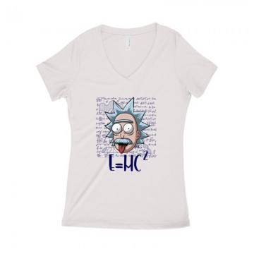 Rick Einstein Női póló V kivágott