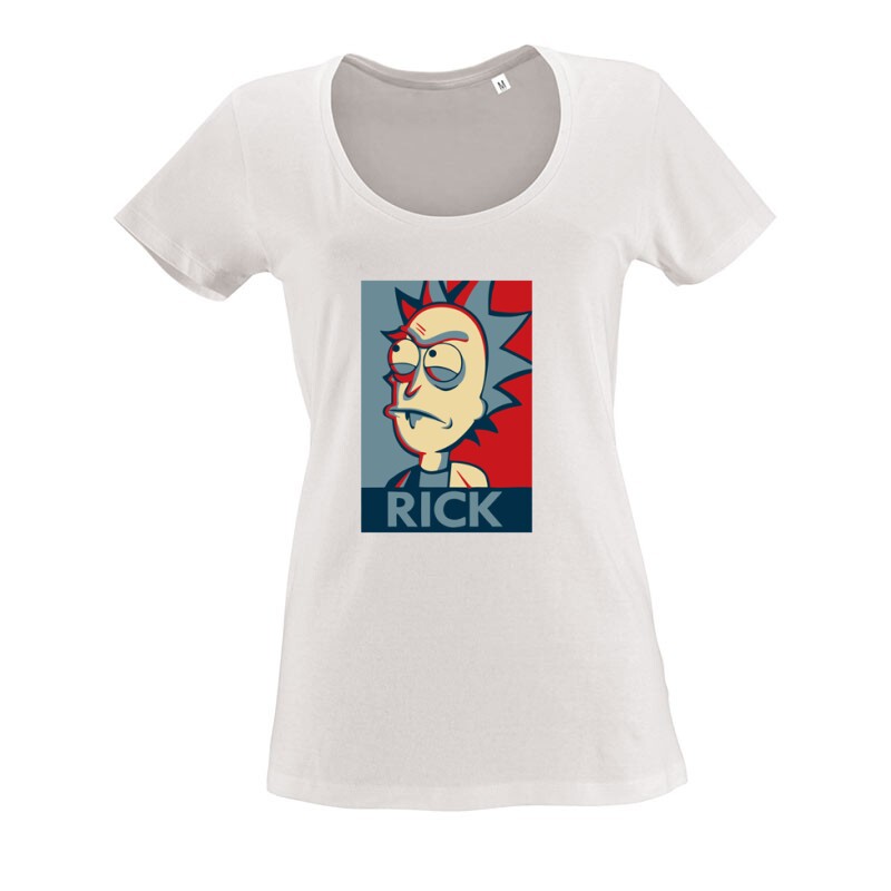 Rick O nyakú női póló