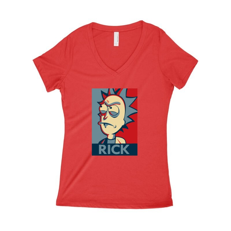 Rick Női póló V kivágott