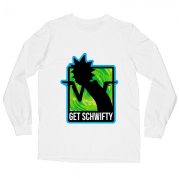 Get schwifty Hosszú ujjú póló