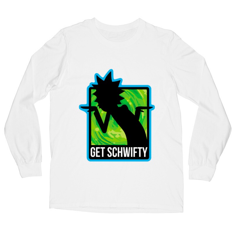 Get schwifty Hosszú ujjú póló