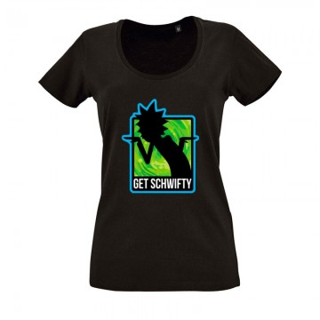 Get schwifty O nyakú női póló