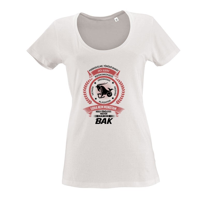 Tökéletes - Bak O nyakú női póló