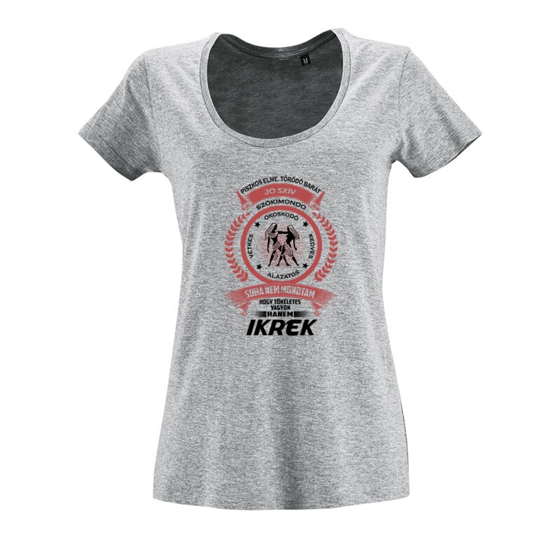 Tökéletes - Ikrek O nyakú női póló