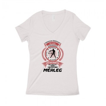 Tökéletes - Mérleg Női póló V kivágott