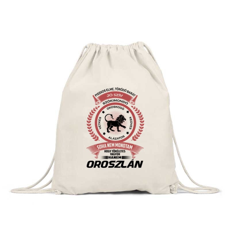 Tökéletes - Oroszlán Tornazsák