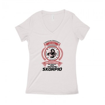 Tökéletes - Skorpió Női póló V kivágott