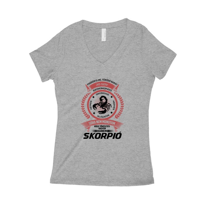 Tökéletes - Skorpió Női póló V kivágott