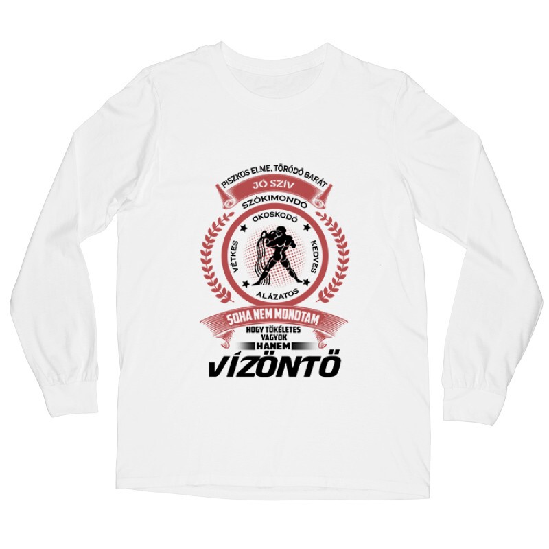 Tökéletes - Vízöntő Hosszú ujjú póló