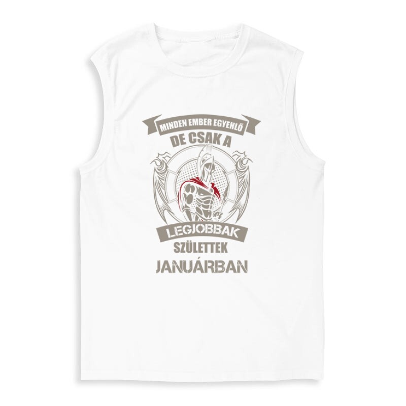 Legjobbak Születtek Januárban (Spártai) Férfi Trikó
