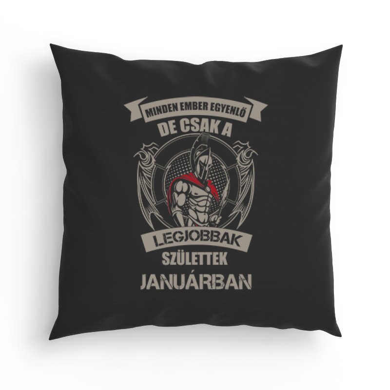 Legjobbak Születtek Januárban (Spártai) Párna