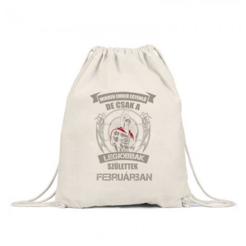 Legjobbak Születtek Februárban (Spártai) Tornazsák