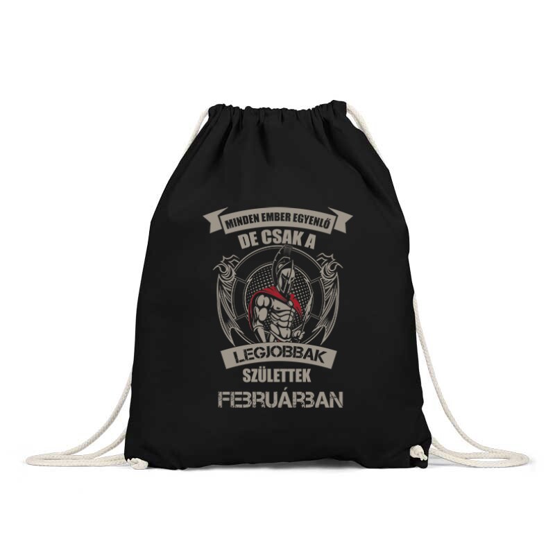 Legjobbak Születtek Februárban (Spártai) Tornazsák