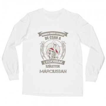 Legjobbak Születtek Márciusban (Spártai) Hosszú ujjú póló