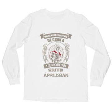 Legjobbak Születtek Áprilisban (Spártai) Hosszú ujjú póló