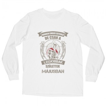 Legjobbak Születtek Májusban (Spártai) Hosszú ujjú póló