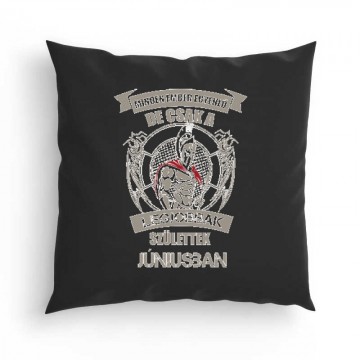 Legjobbak Születtek Júniusban(Spártai) Párna