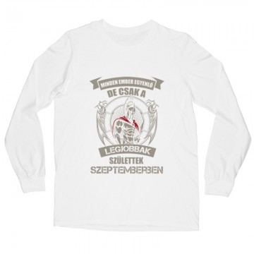Legjobbak Születtek Szeptemberben (Spártai) Hosszú ujjú póló