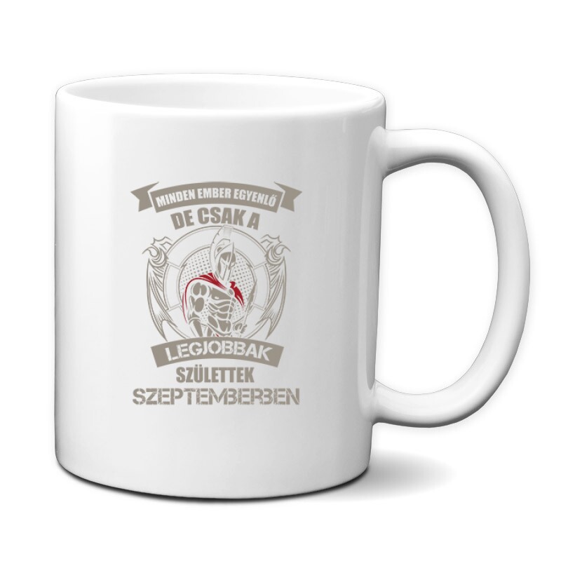 Legjobbak Születtek Szeptemberben (Spártai) Bögre