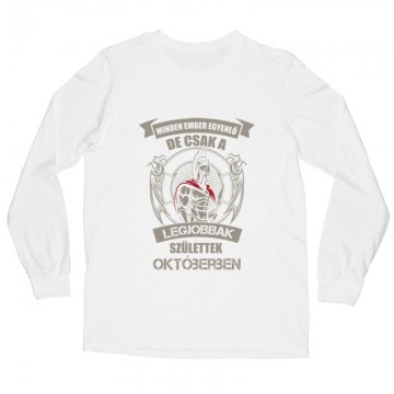 Legjobbak Születtek Októberben (Spártai) Hosszú ujjú póló