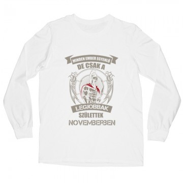 Legjobbak Születtek Novemberben (Spártai) Hosszú ujjú póló