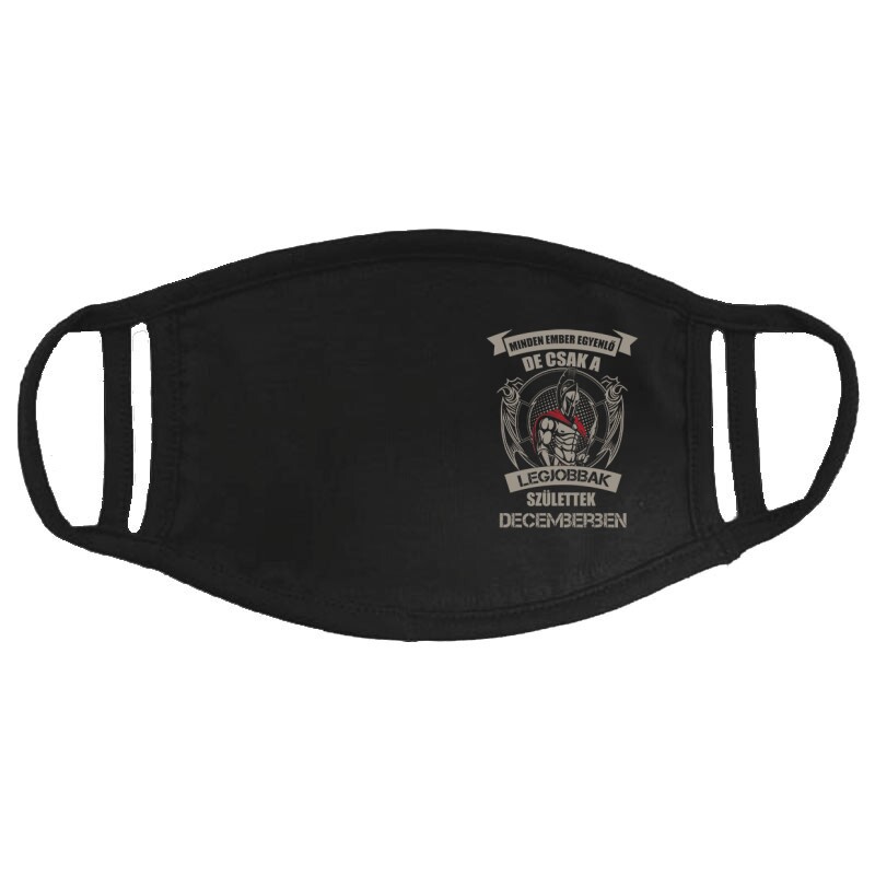 Legjobbak Születtek Decemberben (Spártai) Arcmaszk