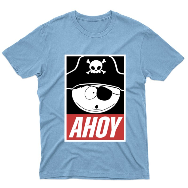 Rick Morty Ahoy Férfi póló