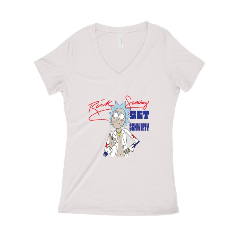 Rick Sanchez Női póló V kivágott