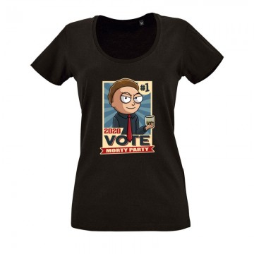 Vote Morty O nyakú női póló