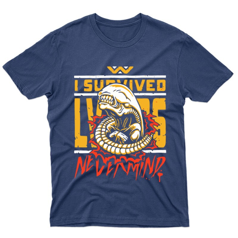 I Survive LV426 Férfi póló