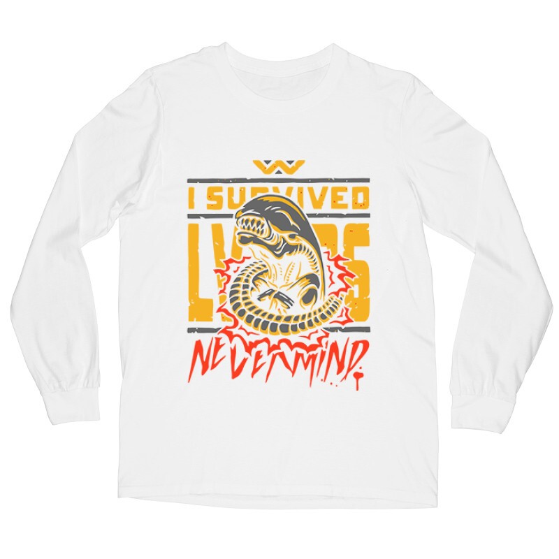 I Survive LV426 Hosszú ujjú póló