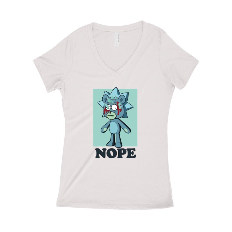 Nope Teddy Rick Női póló V kivágott
