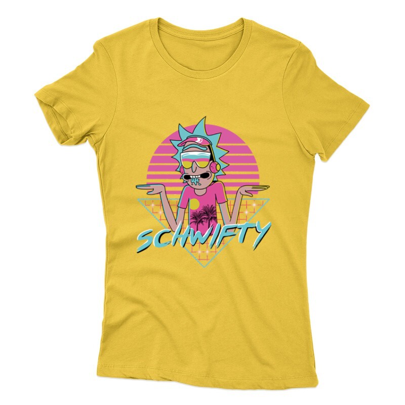 Schwifty Neon Női póló