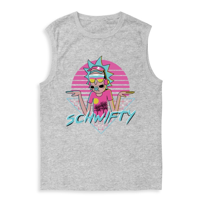 Schwifty Neon Férfi Trikó