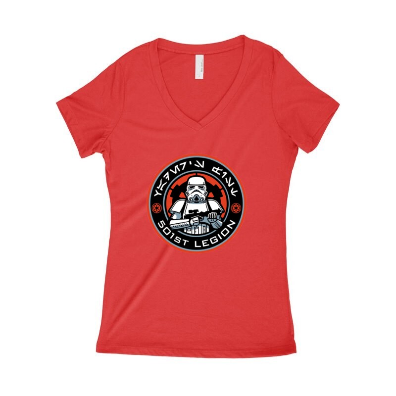 501 Legion Női póló V kivágott