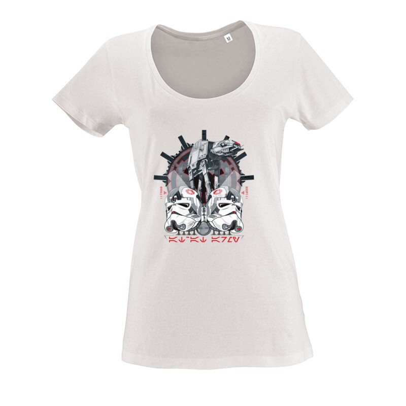 AT-AT Army O nyakú női póló