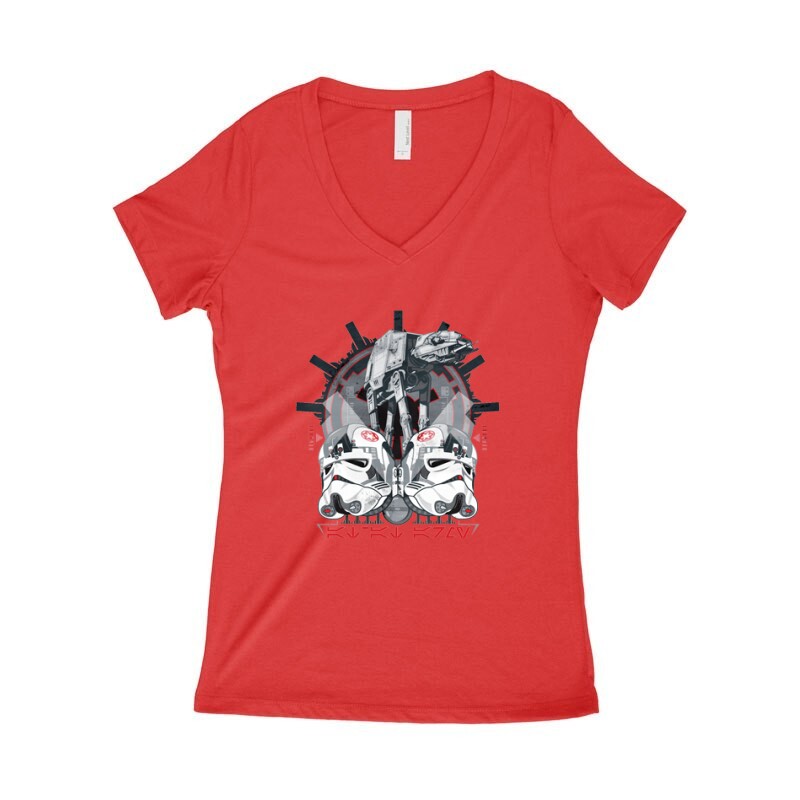 AT-AT Army Női póló V kivágott