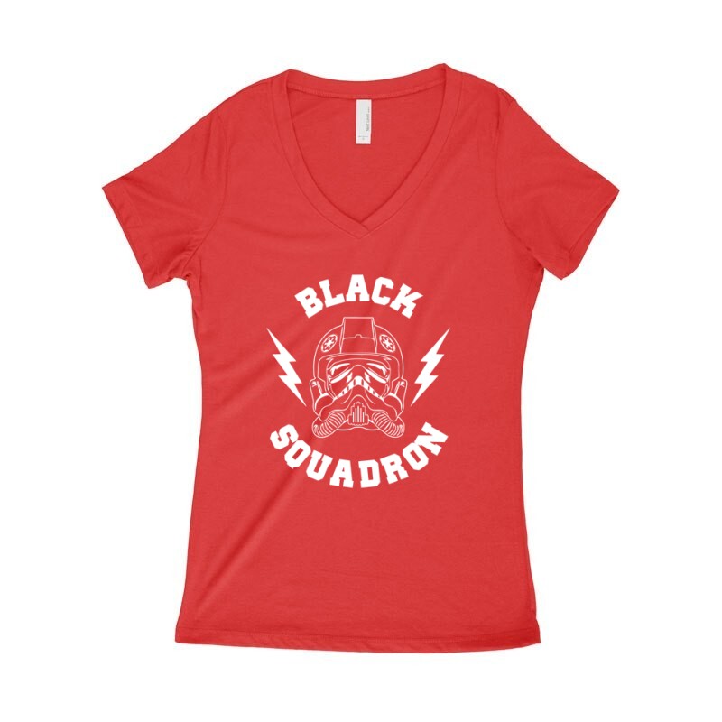 Black Squadron Női póló V kivágott