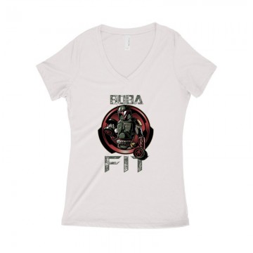 Boba Fitt Női póló V kivágott