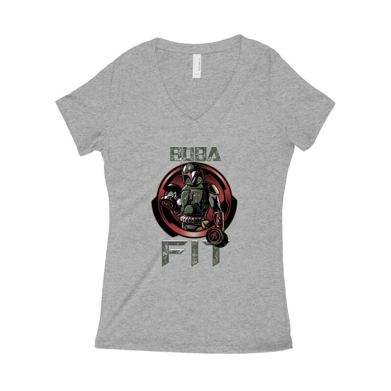 Boba Fitt Női póló V kivágott