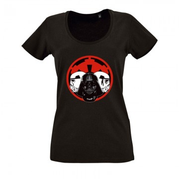 emperor star O nyakú női póló