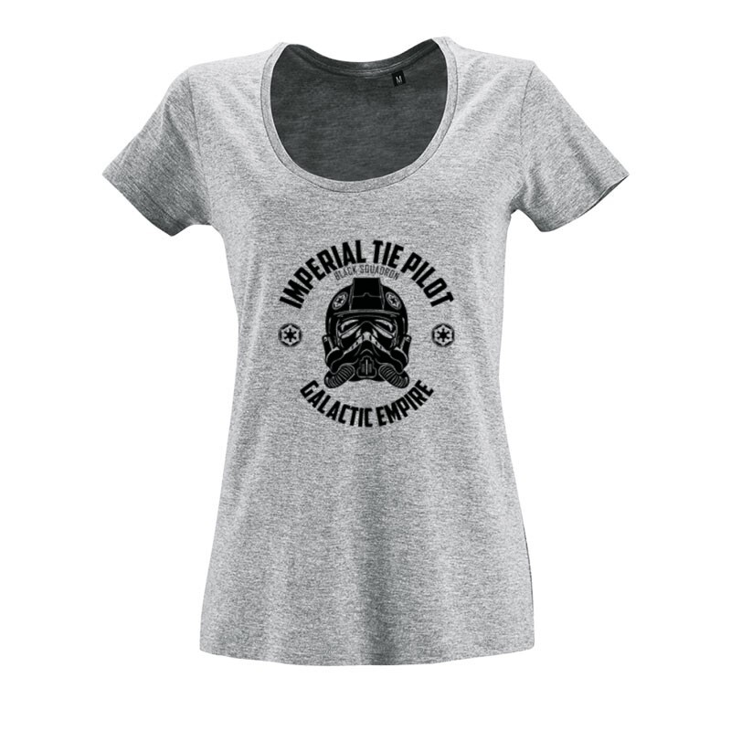 Imperial Tie Pilot O nyakú női póló