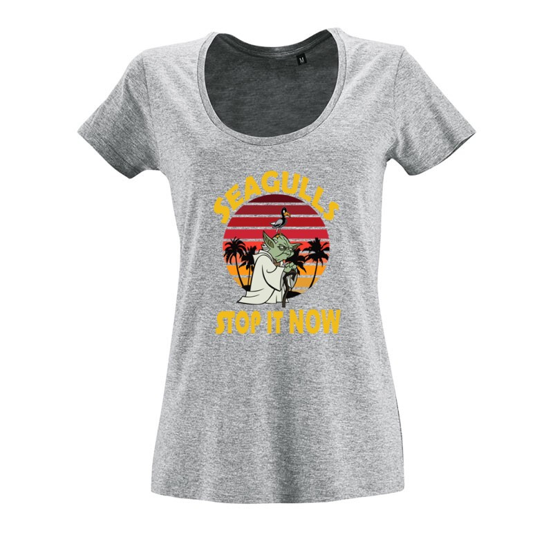 Seagulls Stop  It Now O nyakú női póló