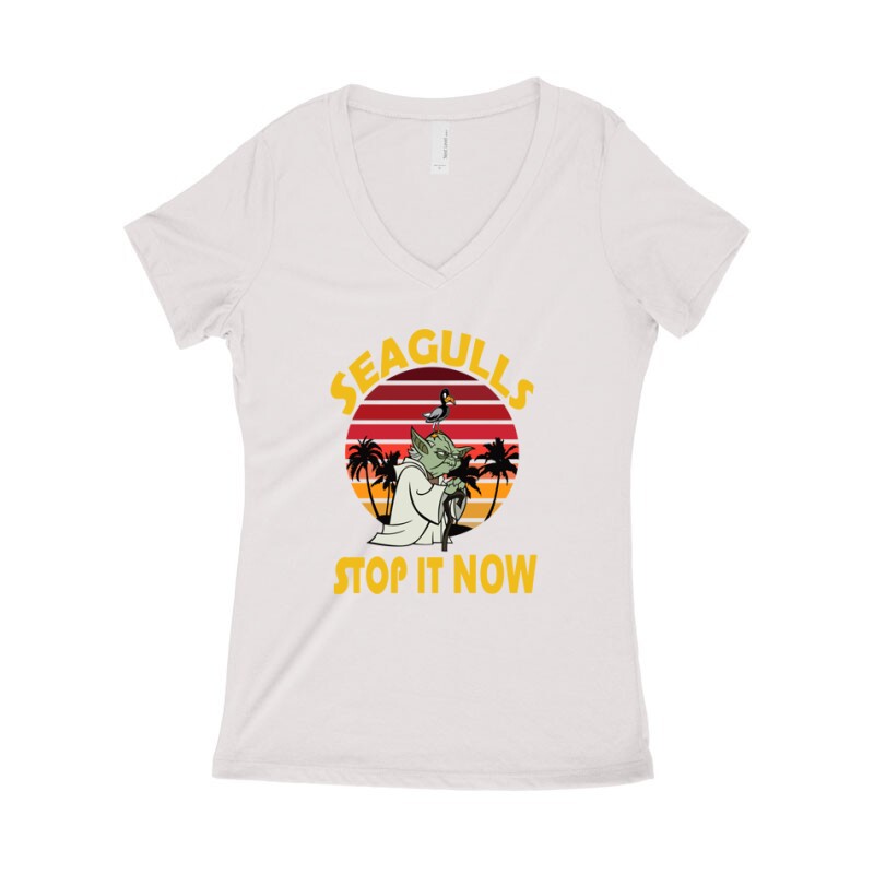 Seagulls Stop  It Now Női póló V kivágott