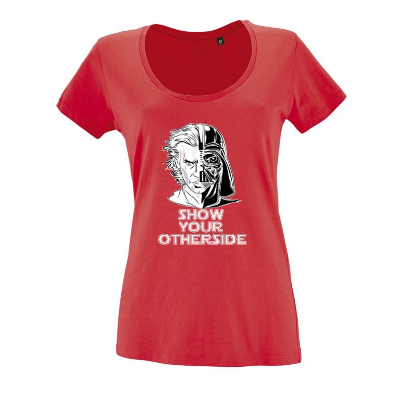 Show Your Otherside O nyakú női póló