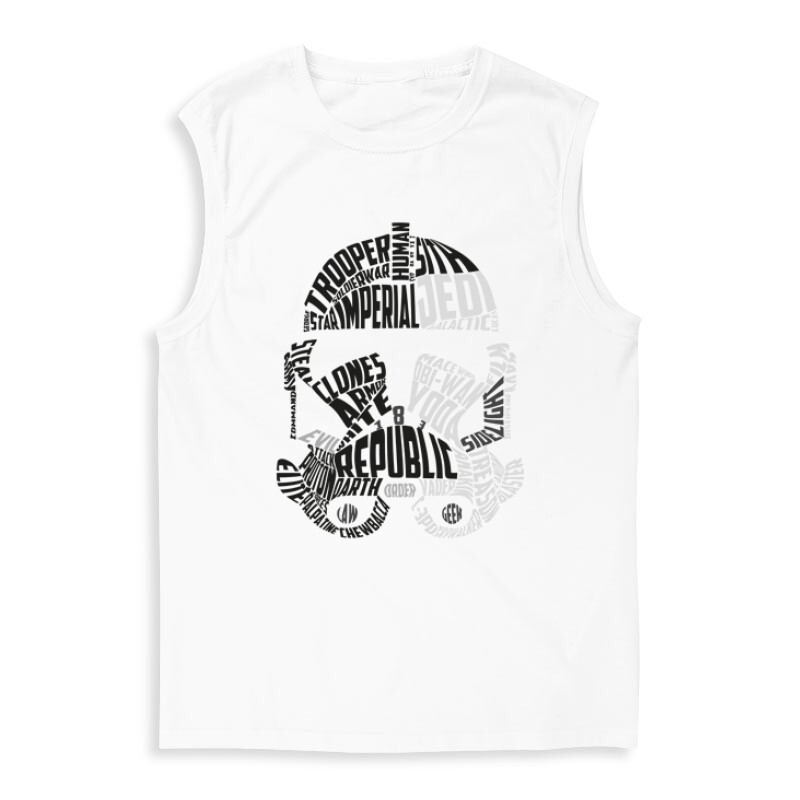 StormTrooper Text Férfi Trikó