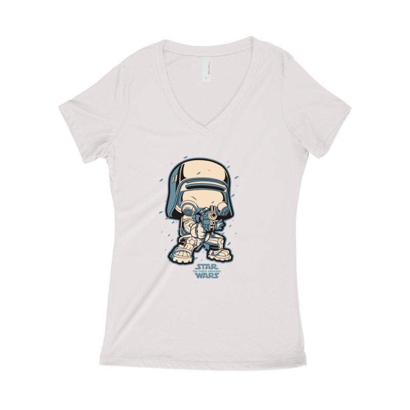 Force Awakens Női póló V kivágott